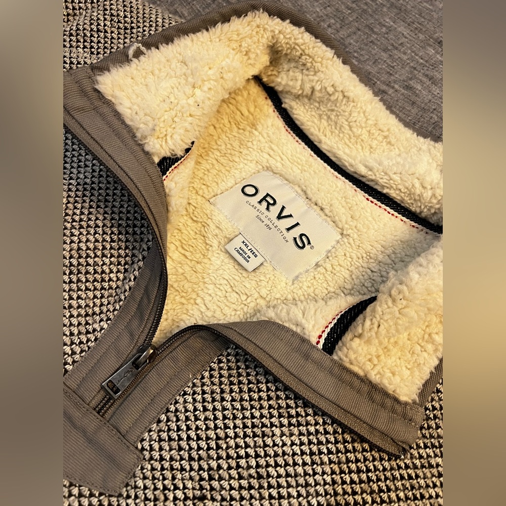 Orvis Sherpa Lined 1/4 Zip Pullover